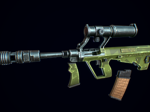 Steyr stilizzato AGO Modello 3D