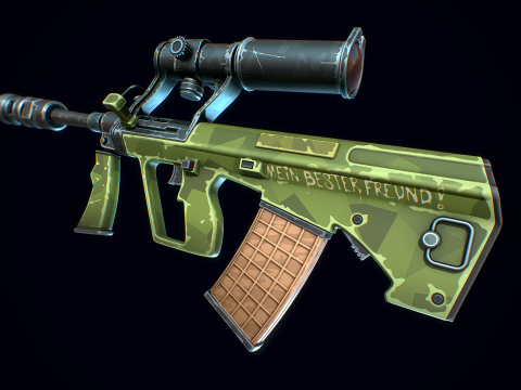 Steyr stilizzato AGO Modello 3D