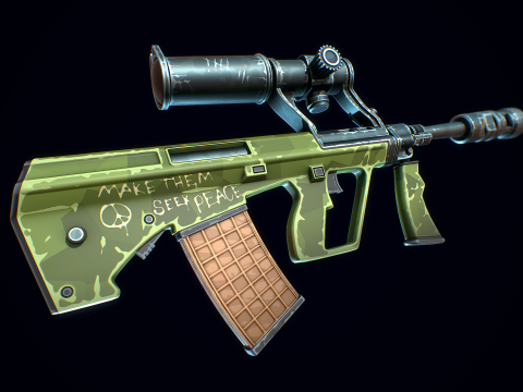 Steyr stilizzato AGO Modello 3D