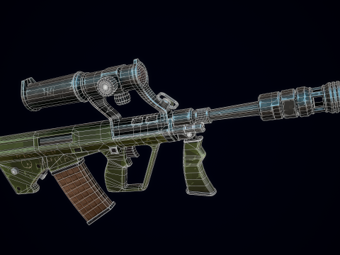 Steyr stilizzato AGO Modello 3D