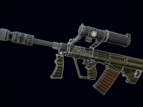 Steyr stilizzato AGO Modello 3D