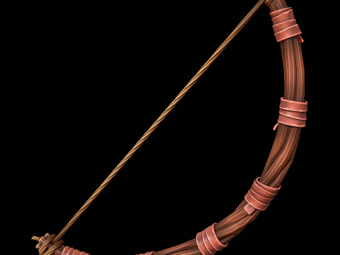 Стилізований лук 3D Модель