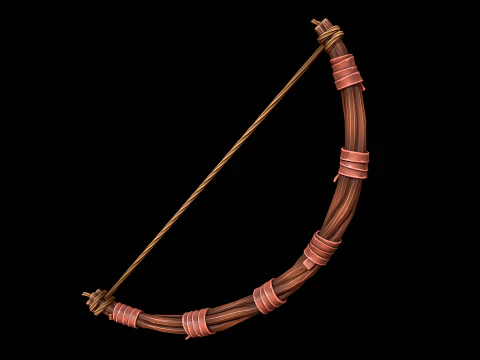 Stylized Bow 3D Model
