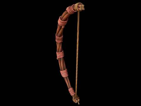 Gestileerde boog 3D Model