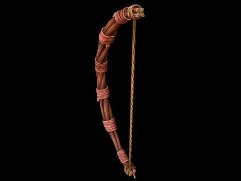 Stylized Bow 3D Model