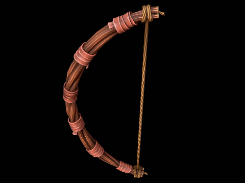 Gestileerde boog 3D Model