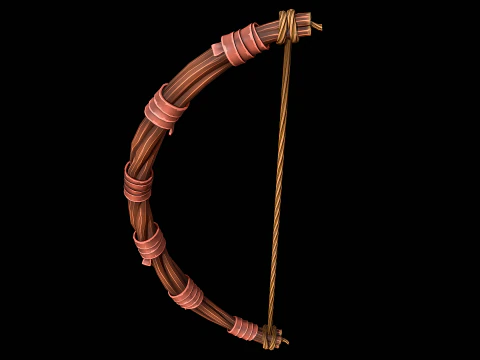 Stylized Bow 3D Model