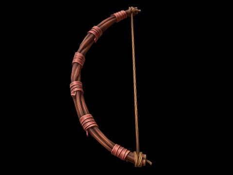 Stylized Bow 3D Model