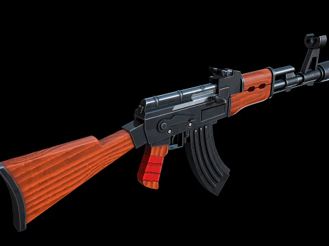 AK-47 stilizzato Modello 3D