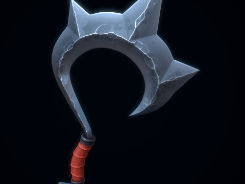 Stylizowany hak rzeźniczy Model 3D