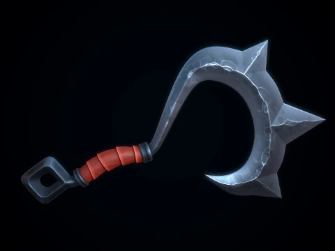 Stylized Butchers Hook 3D Model