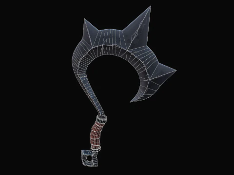 Stylized Butchers Hook 3D Model