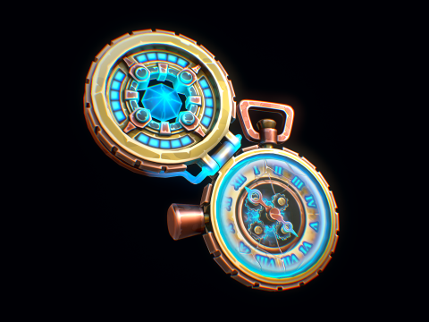 Perangkat Penjelajah Waktu Model 3D