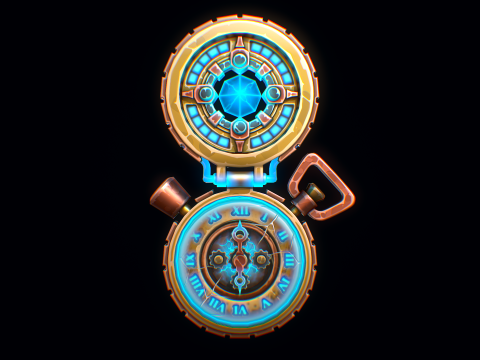 Perangkat Penjelajah Waktu Model 3D