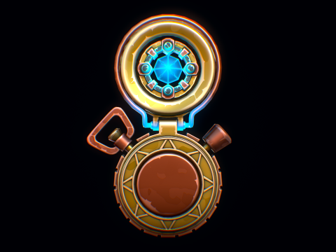 Perangkat Penjelajah Waktu Model 3D