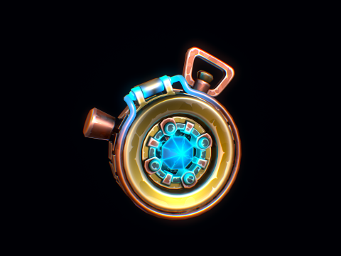 Perangkat Penjelajah Waktu Model 3D