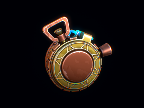 Perangkat Penjelajah Waktu Model 3D