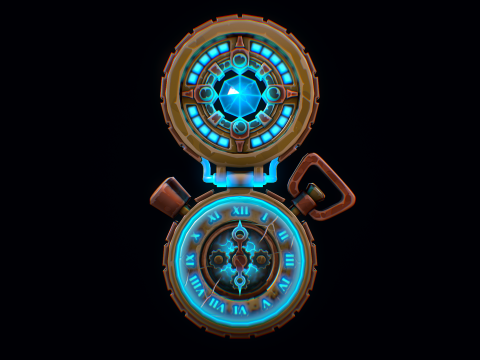 Perangkat Penjelajah Waktu Model 3D