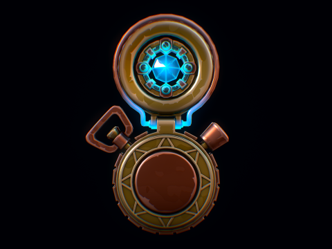 Perangkat Penjelajah Waktu Model 3D