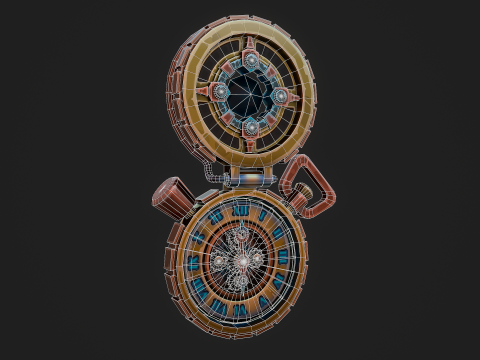 Perangkat Penjelajah Waktu Model 3D