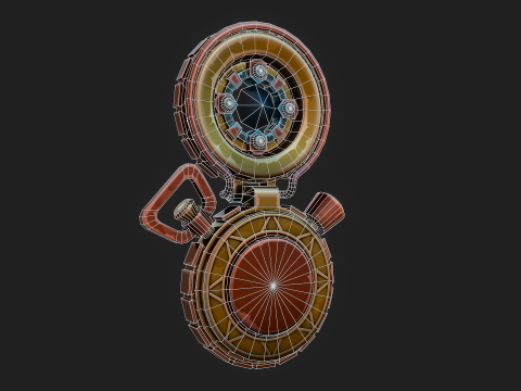 Perangkat Penjelajah Waktu Model 3D