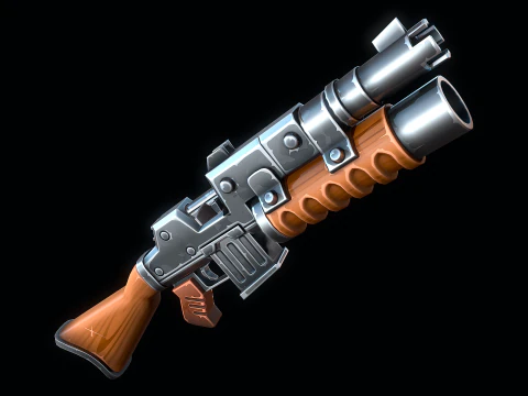 Heavy Machine-Gun 3D Model