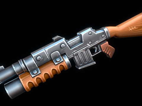 Mitragliatrice pesante Modello 3D