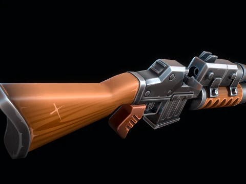 Heavy Machine-Gun 3D Model