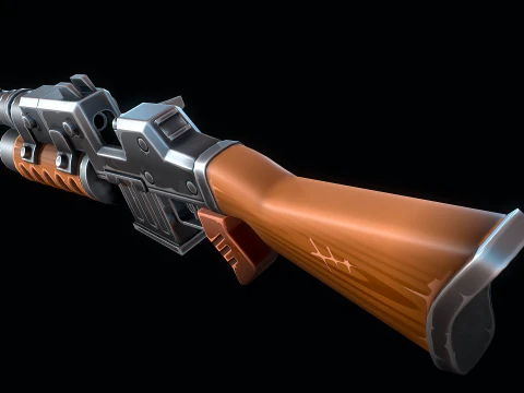 Heavy Machine-Gun 3D Model