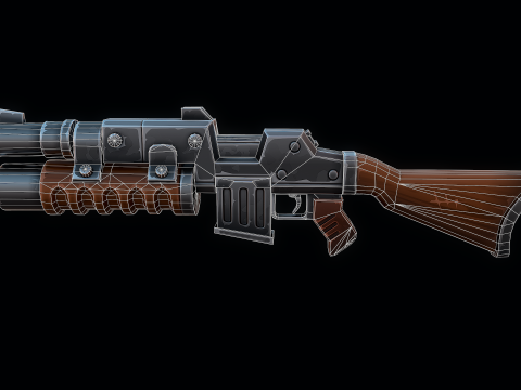 Mitragliatrice pesante Modello 3D