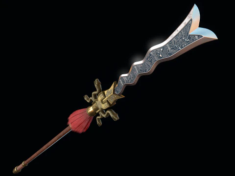 Serpent spear 3D Model