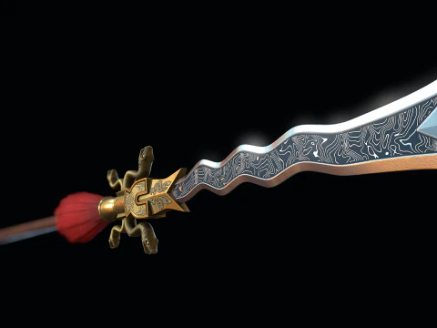 Serpent spear 3D Model