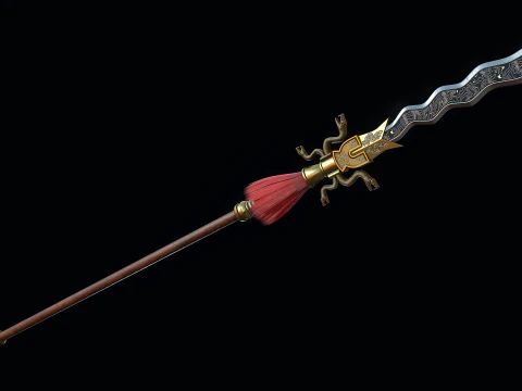 Serpent spear 3D Model