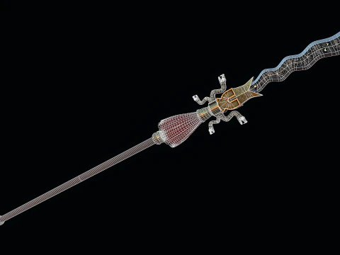 Serpent spear 3D Model
