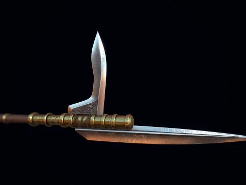 Dagger-Axe 3D Model