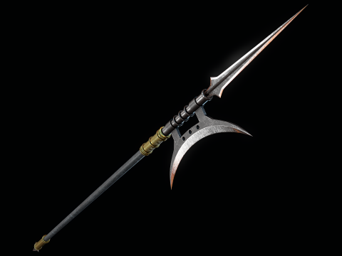 古代中国のパイク 3Dモデル