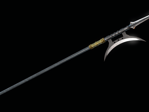 古代中国のパイク 3Dモデル