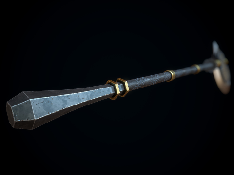 中国巨斧 3D 模型