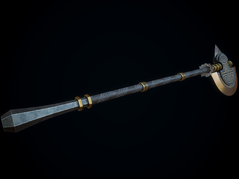 中国巨斧 3D 模型