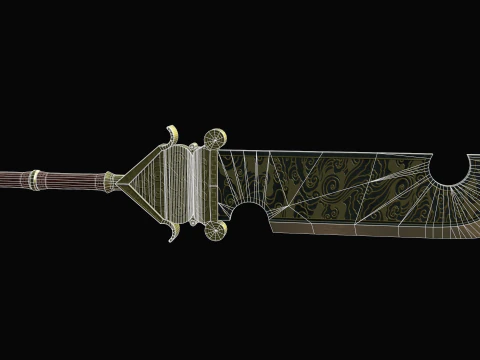 Chinese Great Broadsword 3D Model