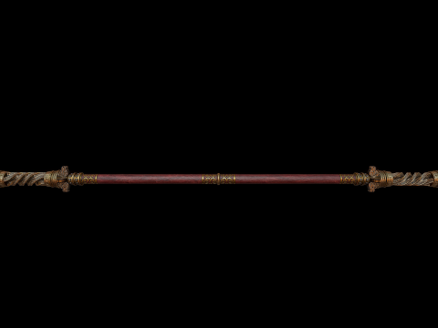 Chinesischer Kampfstab 3D Modell