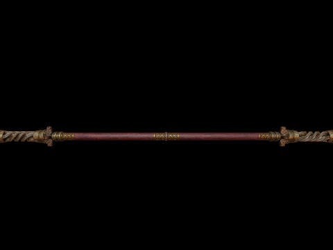 Chinese Combat Staff 3D Model