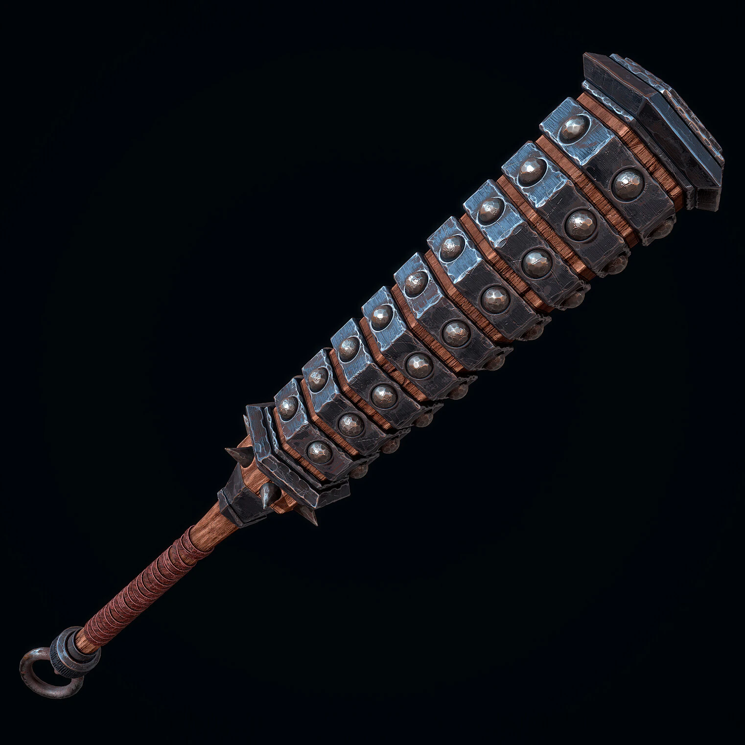 Kanabo of the Oni 3D Model .c4d .max .obj .3ds .fbx .stl .blend 