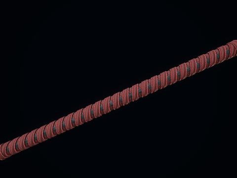 Alabarda cinese Modello 3D