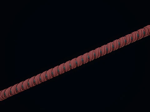 Chinese Halberd 3D Model
