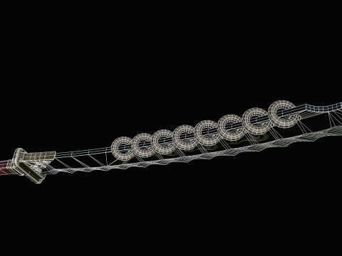 锯齿刀剑 3D 模型