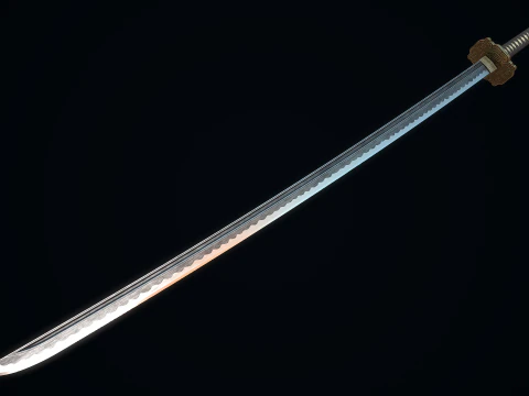 Great Samurai Katana 3D Model