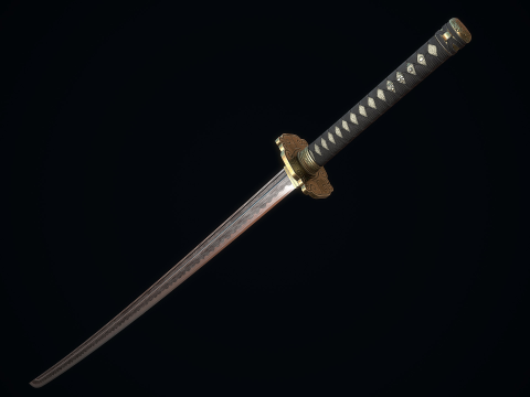 Great Samurai Katana 3D Model