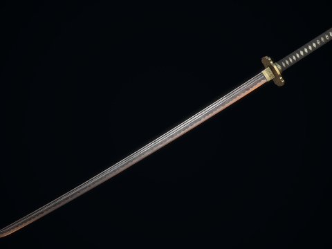 Great Samurai Katana 3D Model