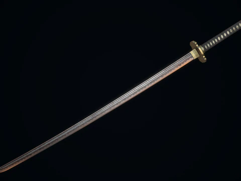 Great Samurai Katana 3D Model